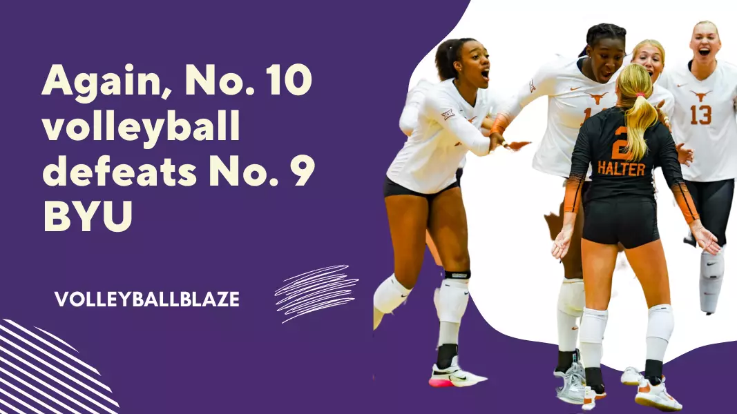 No. 10 volleyball defeats No. 9 BYU