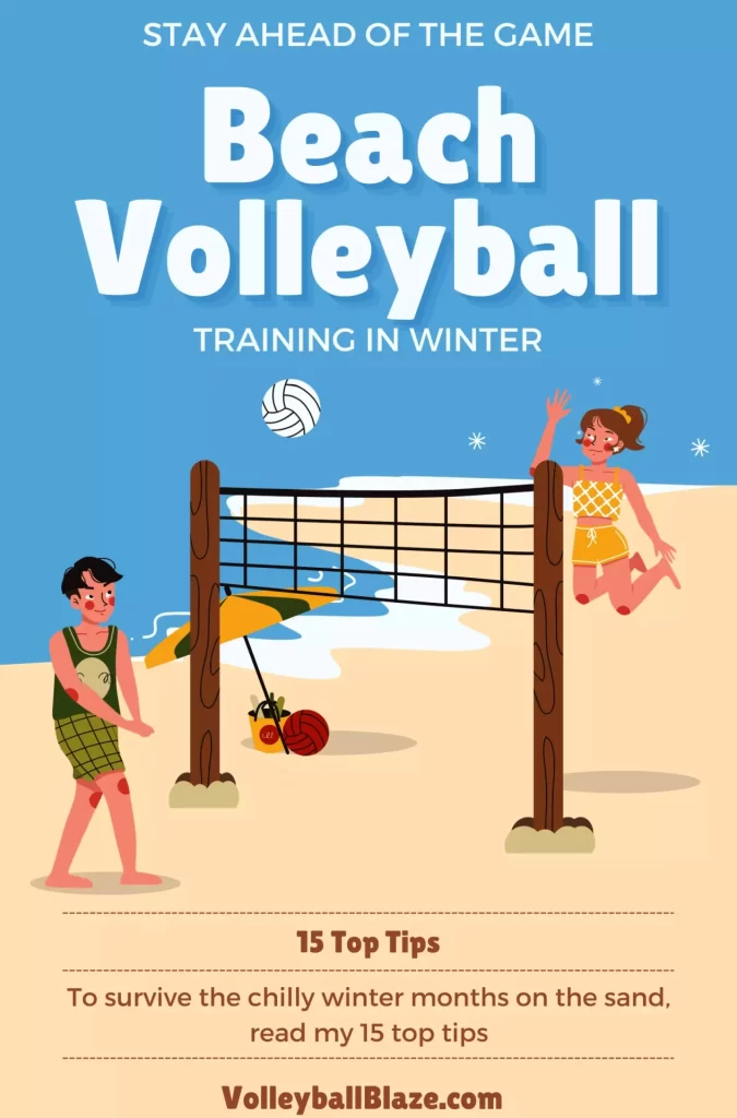 Beach Volleyball Training in Winter