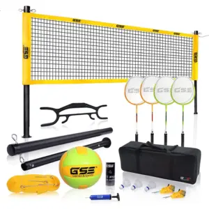 GSE Portable Badminton Volleyball Set