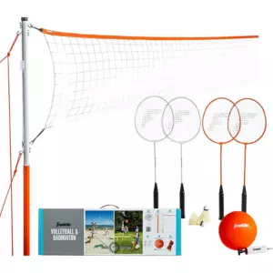 Franklin Sports Volleyball & Badminton Combo Set