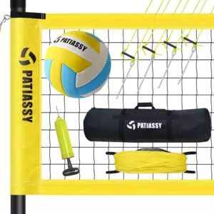 Patiassy Portable Outdoor Volleyball Net Set